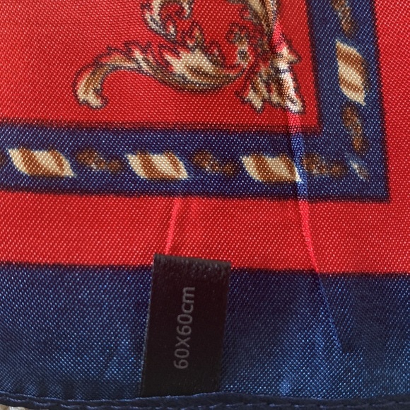 NWOT Silk Scarf/Bandanna - Picture 3 of 5